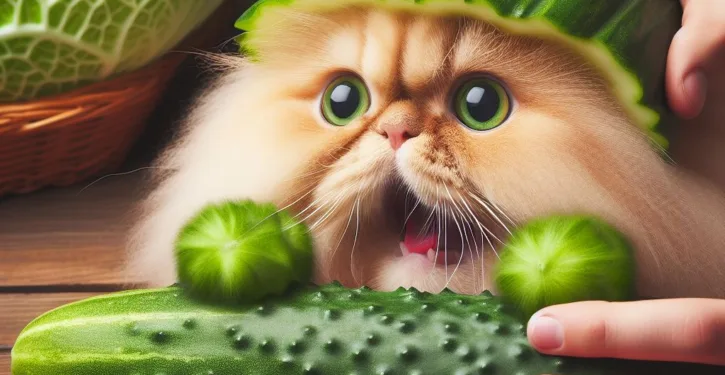 Why are Cats scared of Cucumbers